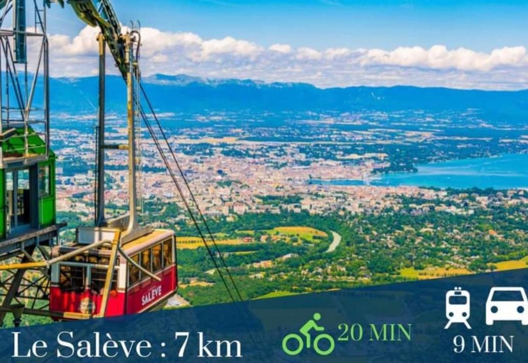 Apart 5 Personnes, 1Min Gare D'Annemasse, Geneve 5Km Exterior foto