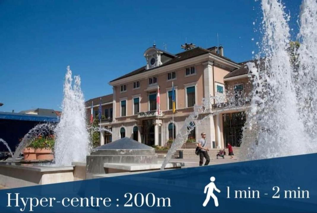 Apart 5 Personnes, 1Min Gare D'Annemasse, Geneve 5Km Exterior foto